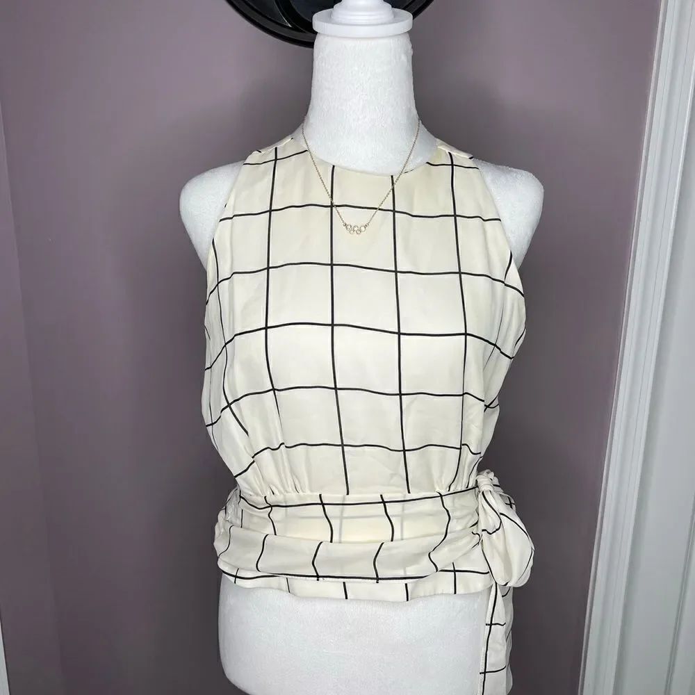 Milly lauren sash tie top